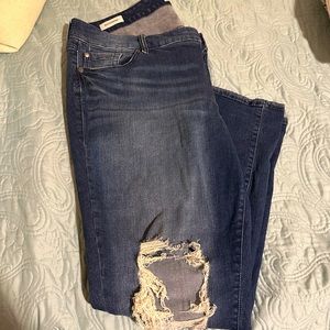TORRID Distressed Boyfriend Jeans